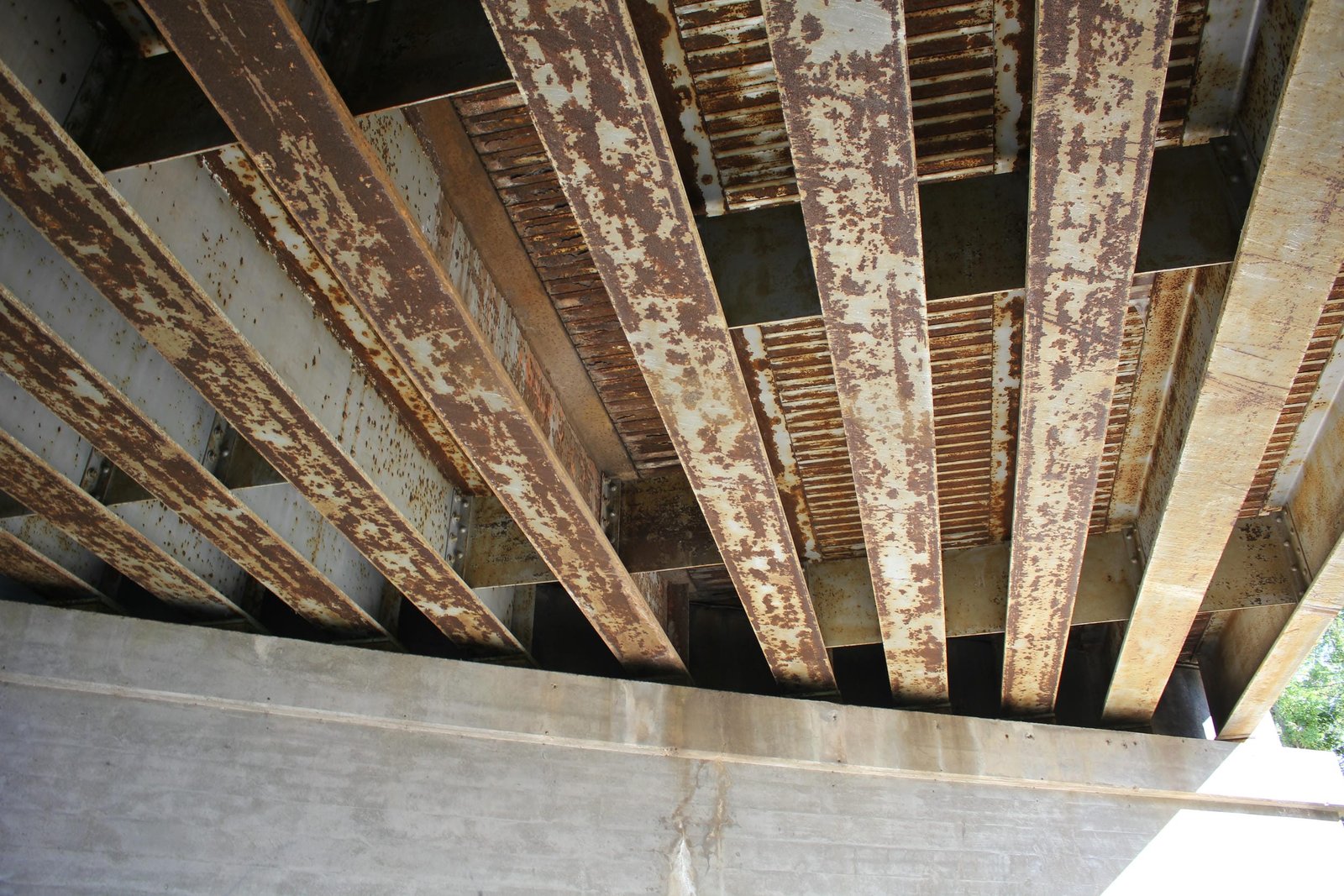 Under bridge